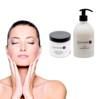Kosmetiké Young Skin Cosmetic Treatment: Crema Viso Alta Idratazione 24H Effetto 200 cc + Latte Detergente 500 cc